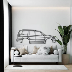 Lexus GX 1st Gen 2003 Silhouette Wall Art