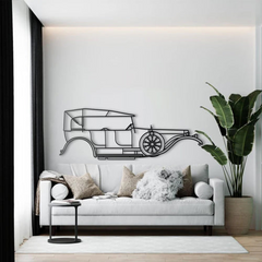 Rolls-Royce Silver Ghost 1907 Silhouette Wall Art