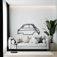 1957 Isetta 300 Export Silhouette Wall Art