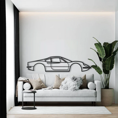 1969 Dino 246 GT Silhouette Wall Art