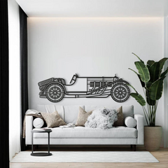 Mercedes-Benz SSK 1929 Silhouette Wall Art