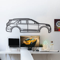 2020 Explorer 6th Gen Silhouette Wall Art