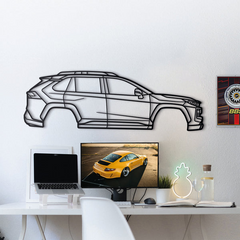 Toyota RAV4 5th Gen (XA50) 2019 Silhouette Wall Art