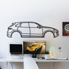 2019 Cayenne 3rd Gen Silhouette Wall Art