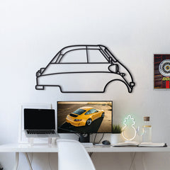 1957 Isetta 300 Export Silhouette Wall Art