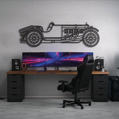 Mercedes-Benz SSK 1929 Silhouette Wall Art