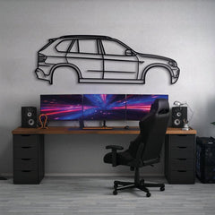 2007 X5 E70 2nd Gen Silhouette Wall Art