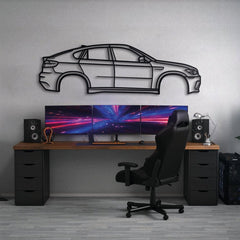 2010 X6 M E71 1st Gen Silhouette Wall Art