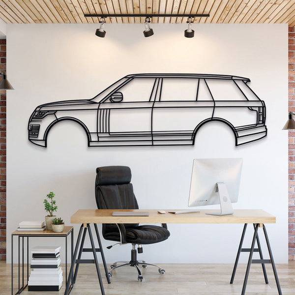 Land Rover Range Rover L405 (4th Gen) 2013 Silhouette Wall Art