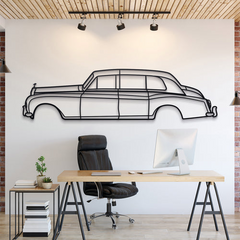 Rolls-Royce Phantom VI 1968 Silhouette Wall Art