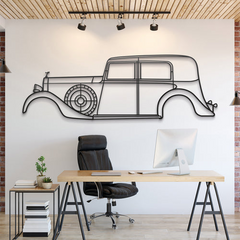 Rolls-Royce 2530 1936 Silhouette Wall Art