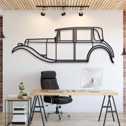 Rolls-Royce Twenty 1922 Silhouette Wall Art