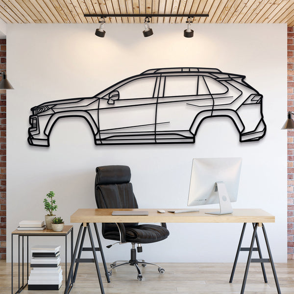 Toyota RAV4 5th Gen (XA50) 2019 Silhouette Wall Art