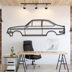 1977 Escort RS1800 Silhouette Wall Art