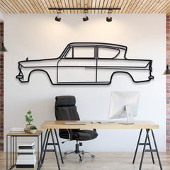 1959 Anglia 105E Silhouette Wall Art