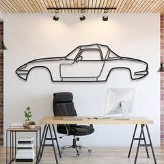 Lotus Elan Sprint 1971 Silhouette Wall Art