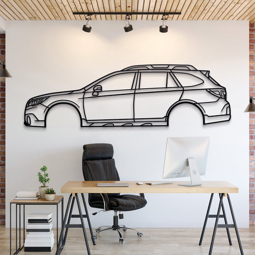 Subaru Outback 5th Gen 2015 Silhouette Wall Art