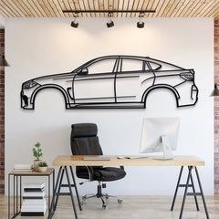 2015 X6 M F86 2nd Gen Silhouette Wall Art