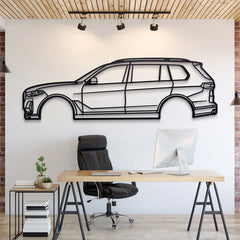 2021 Alpina XB7 G07 1st Gen Silhouette Wall Art