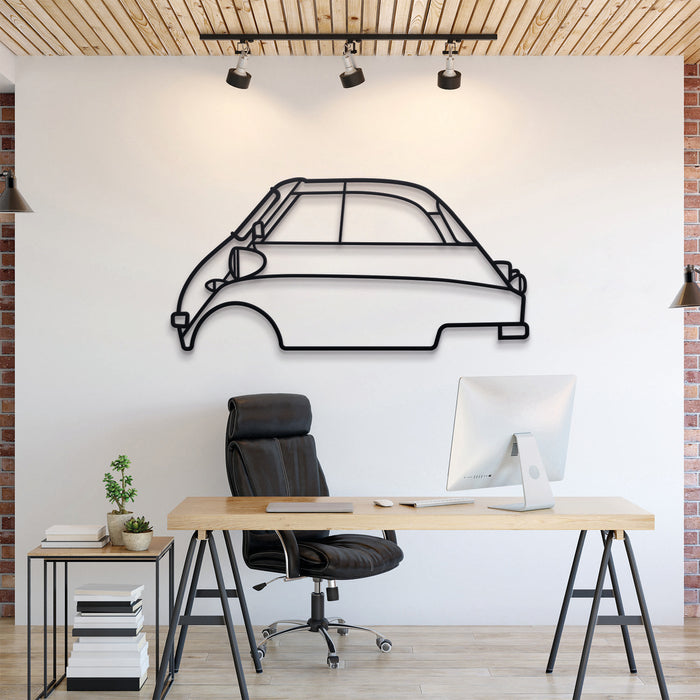 1957 Isetta 300 Export Silhouette Wall Art