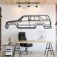 Toyota 4Runner 1st Gen (N60) 1984 Silhouette Wall Art