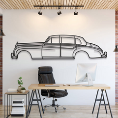 Rolls-Royce Silver Cloud 1955 Silhouette Wall Art