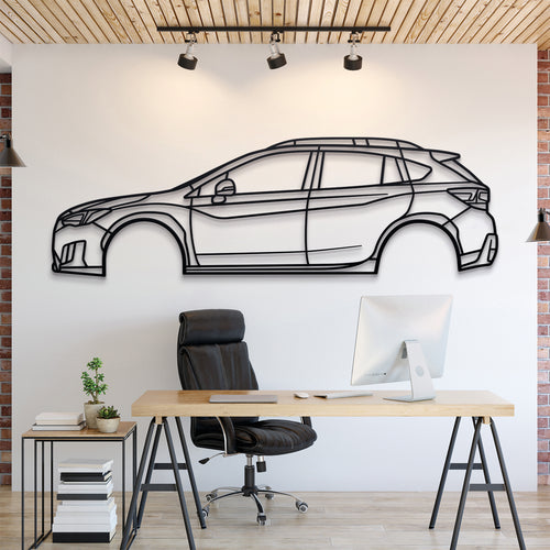 Subaru Crosstrek 2nd Gen 2018 Silhouette Wall Art