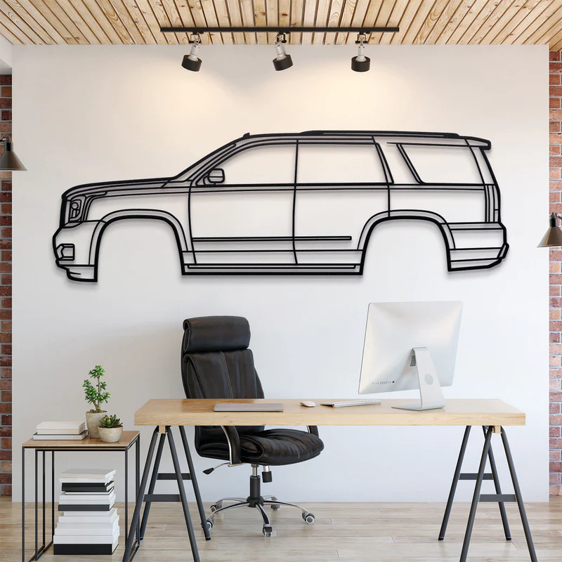 2015 Yukon 4th Gen Silhouette Wall Art