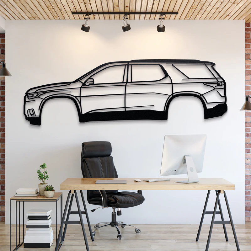 2018 Traverse 2nd Gen Silhouette Wall Art