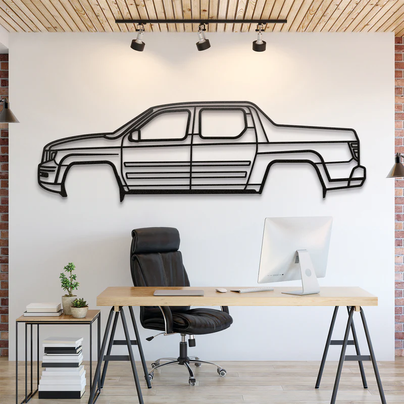 2006 Ridgeline 1st Gen Silhouette Wall Art