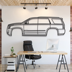 2015 Escalade 4th Gen Silhouette Wall Art