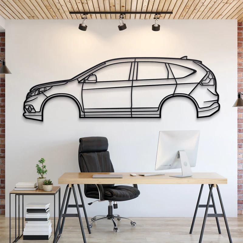 2012 CR-V 4th gen Silhouette Wall Art