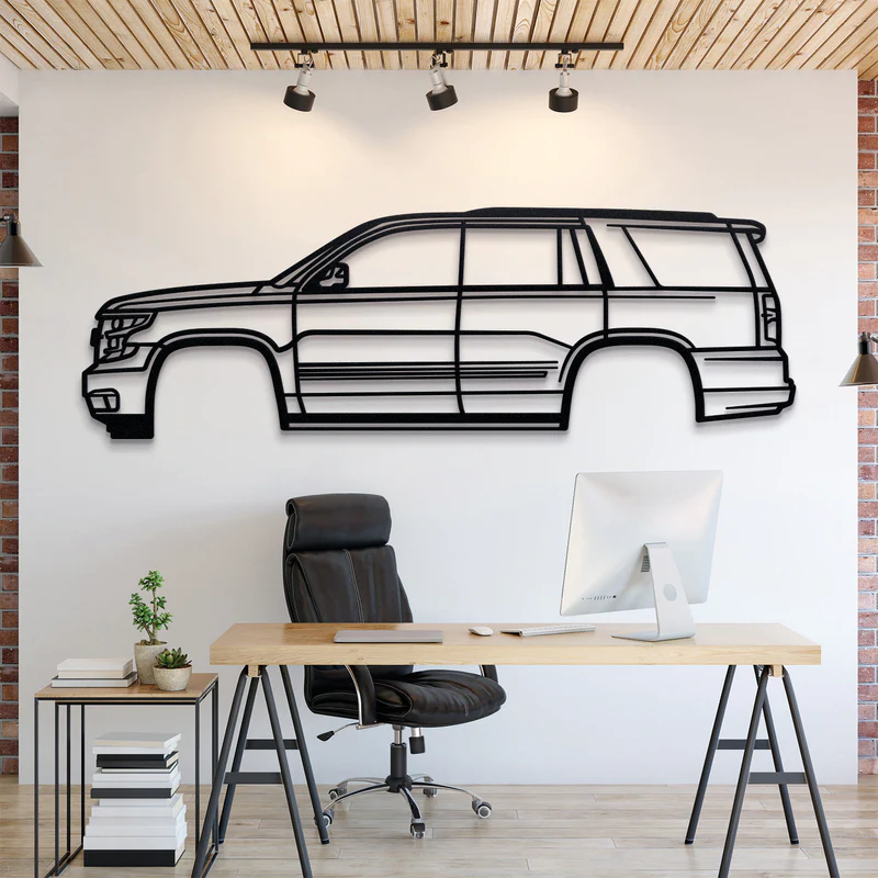 2015 Tahoe 4th Gen Silhouette Wall Art