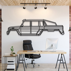 2014 G 63 AMG 6x6 Silhouette Wall Art