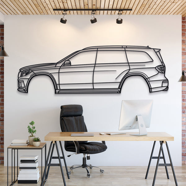 Mercedes-AMG GL63 X166 (2nd Gen) 2013 Silhouette Wall Art