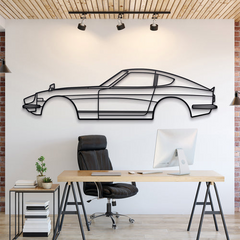 Nissan Fairlady Z 432 1969 Silhouette Wall Art