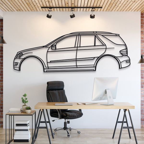 Mercedes-Benz M-Class W164 (2nd Gen) 2006 Silhouette Wall Art