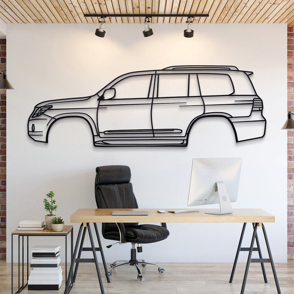 Lexus LX 3rd Gen 2008 Silhouette Wall Art