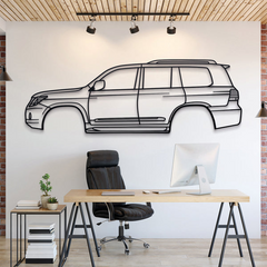 Lexus LX 3rd Gen 2008 Silhouette Wall Art