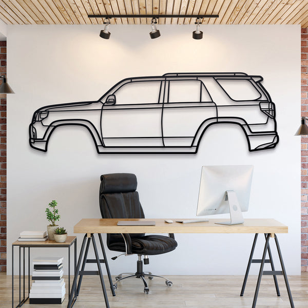 Toyota 4Runner 5th Gen (N280) 2010 Silhouette Wall Art