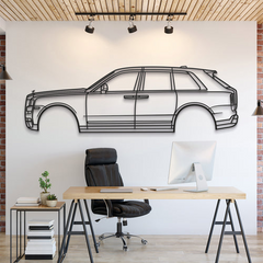 Rolls-Royce Cullinan 1st Gen 2019 Silhouette Wall Art