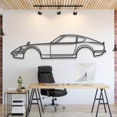 Nissan Fairlady 240 ZG 1971 Silhouette Wall Art