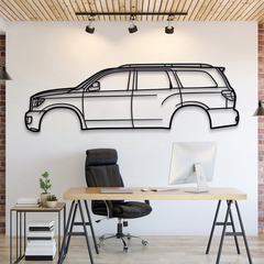 Toyota Sequoia 2nd Gen (XK60) 2008 Silhouette Wall Art