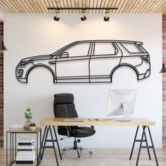 Land Rover Discovery Sport L550 (1st Gen) 2015 Silhouette Wall Art