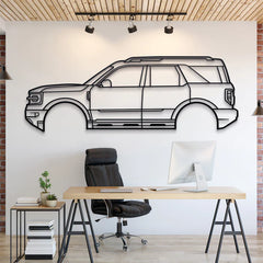 2021 Bronco Sport 1st Gen Silhouette Wall Art