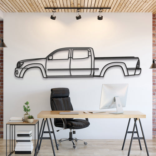 2005 Tacoma 2nd Gen Silhouette Wall Art