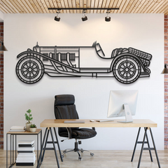 Mercedes-Benz SSK 1929 Silhouette Wall Art