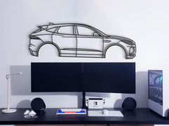 2018 E-Pace 1st Gen Silhouette Wall Art