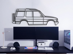 Land Rover Discovery Series II (L318) (1st Gen) 2000 Silhouette Wall Art