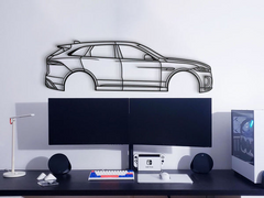 2017 F-Pace 1st Gen Silhouette Wall Art